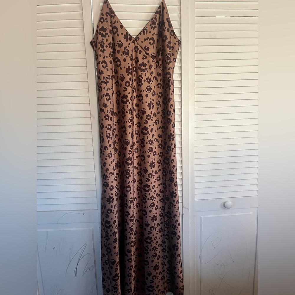 Cheetah Print Slip Dress